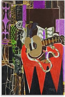 Georges Braque Poster Art Painting Print Canvas Cubism Fauvism (6) Picture Print Canvas Poster Wall Paint Art Posters Decor Modern Home Artworks Gift Idea 12x18inch(30x45cm)