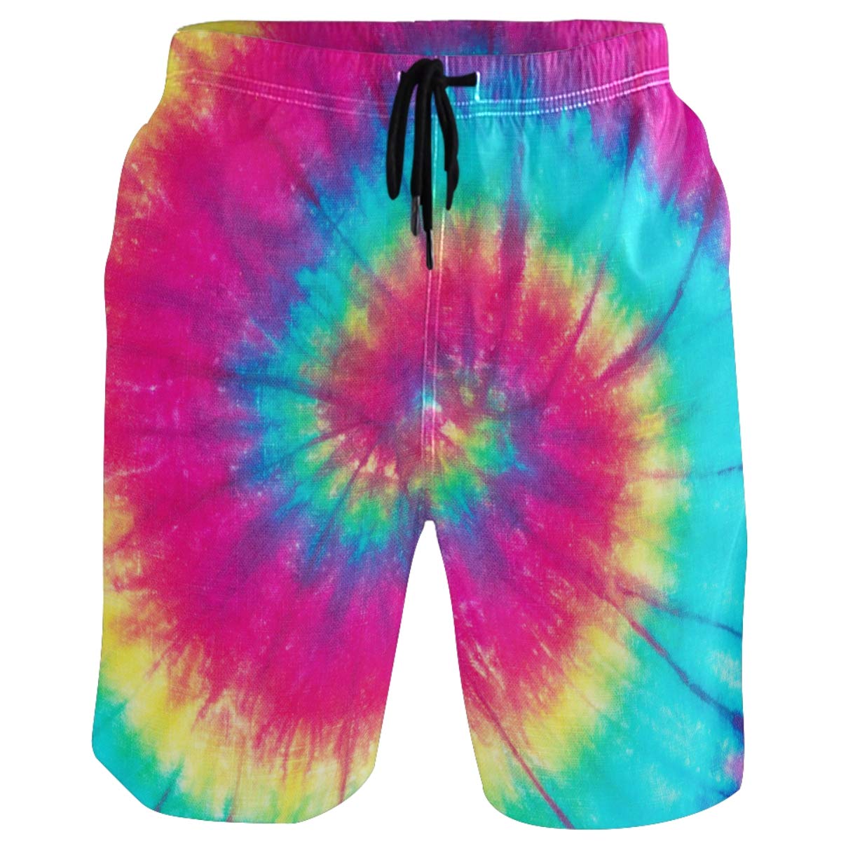 visesunny Men's Colorful Flower Print Beach Shorts Hot Summer Swim Trunks Sports Running Bathing Suits with Mesh Lining