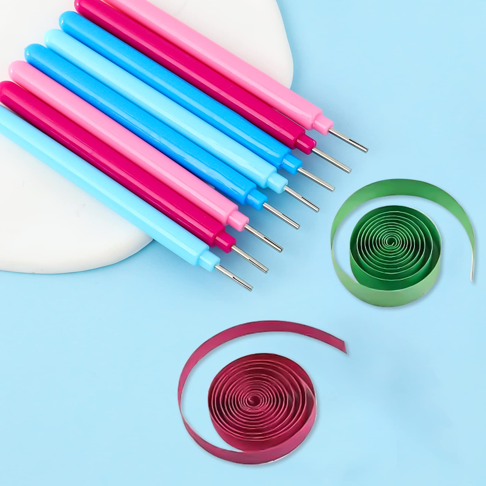 Quilling Werkzeug Set – 7-teilig Mit Stiften, Nadel & Pinzette Für Papierkunst Und Kartenbasteln