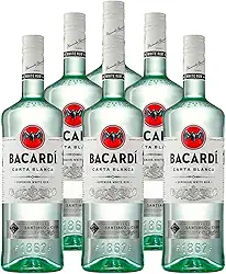 WebBar, Kit Rum Cubano Bacardi Carta Blanca 980ml 6 Unidades