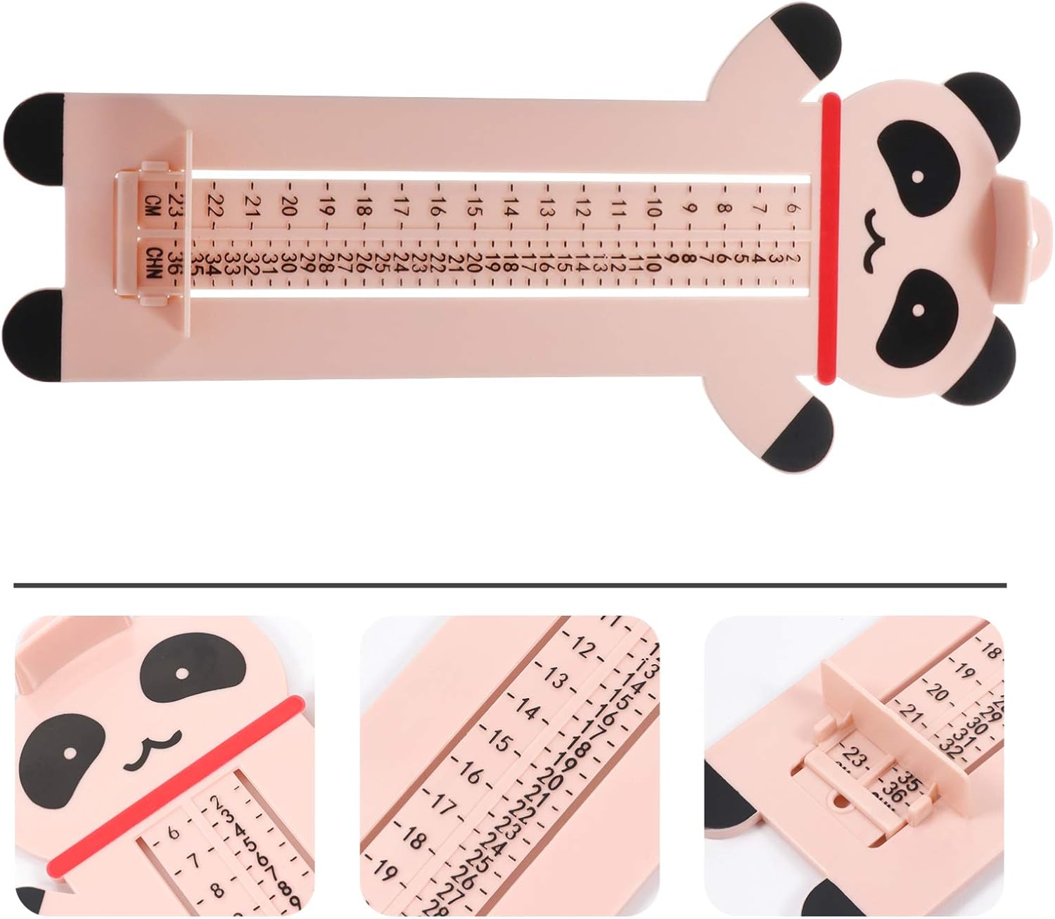 TOYANDONA Shoe Measuring Devices for Kids Infants Feet Measurement Children Shoes Ruler Baby Shoe Sizer for 0-15 Years Old Kids - Image 5