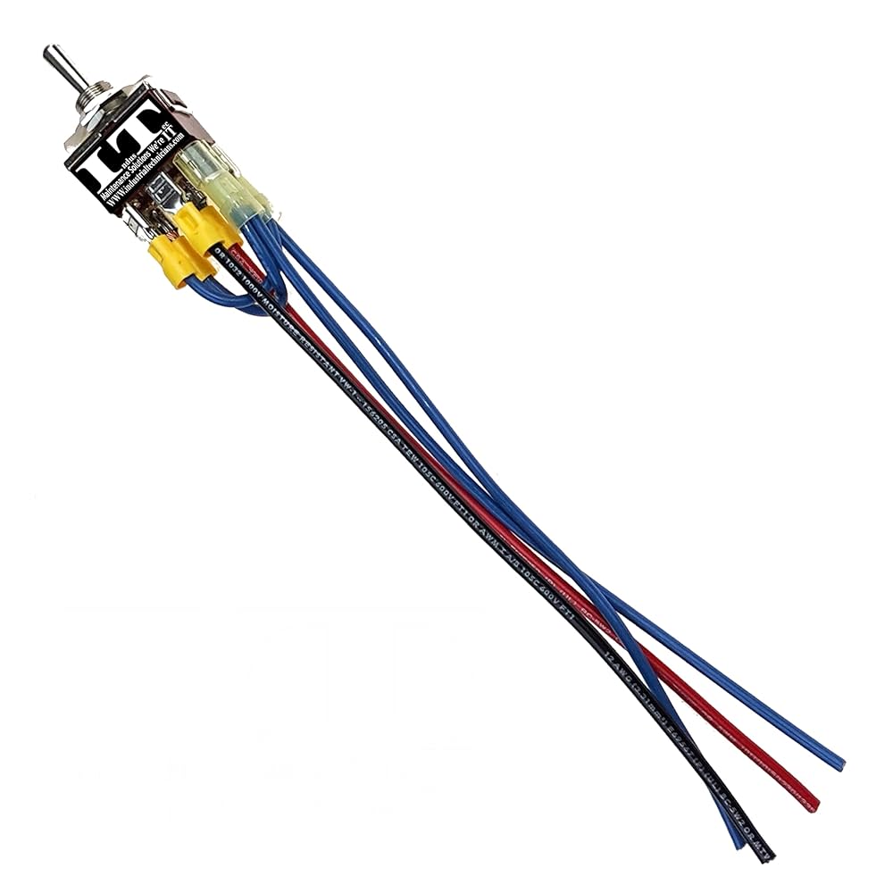 Amazon.com: IndusTec Wired DPDT 20 Amp 12 Volt (On)/Off/(On