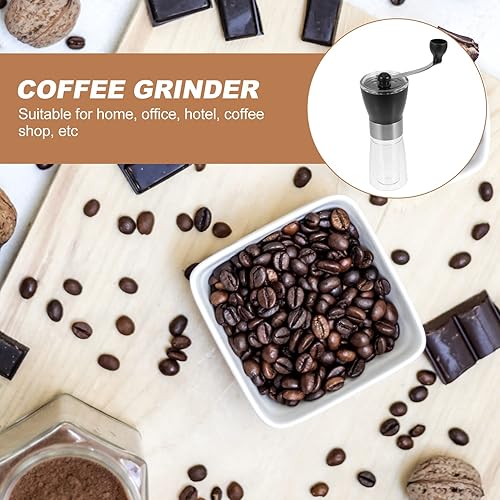 Miniatura 9 de Healifty Trituradora de grano de café manual de café de mano Cereales de mano Condimento de grano Máquina de alimentos secos Rebabas de acero