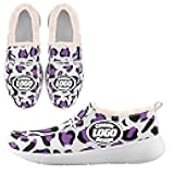 AWSOLE Custom Fashion Loafer Shoes for Men Women Personalized Stylish Unisex Slip-On Loafers Casual Dressy Couple Footwear