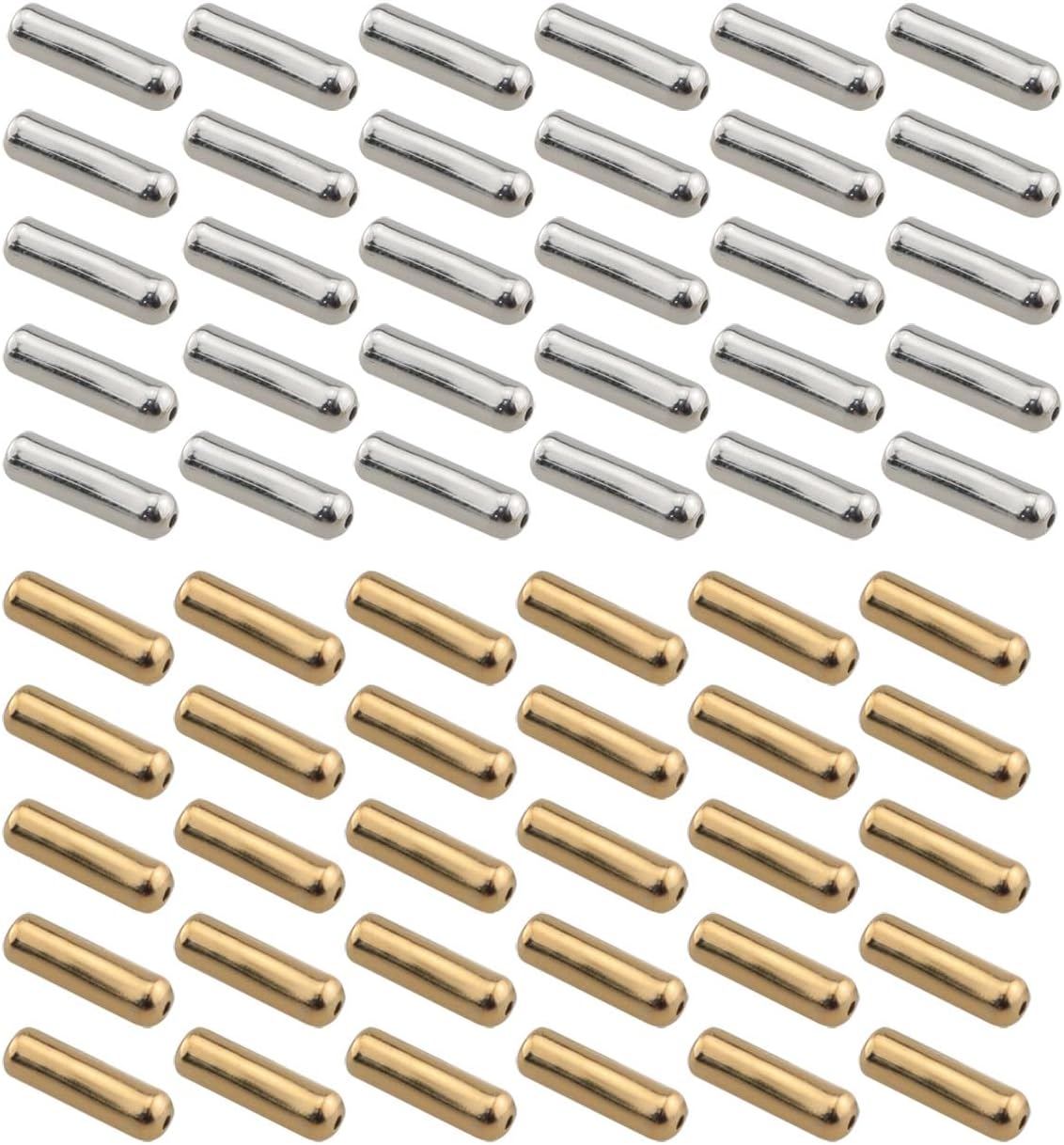 Ruiwaer 60PCS Metal Brooch Pin Stick Backing Lapel Pin End