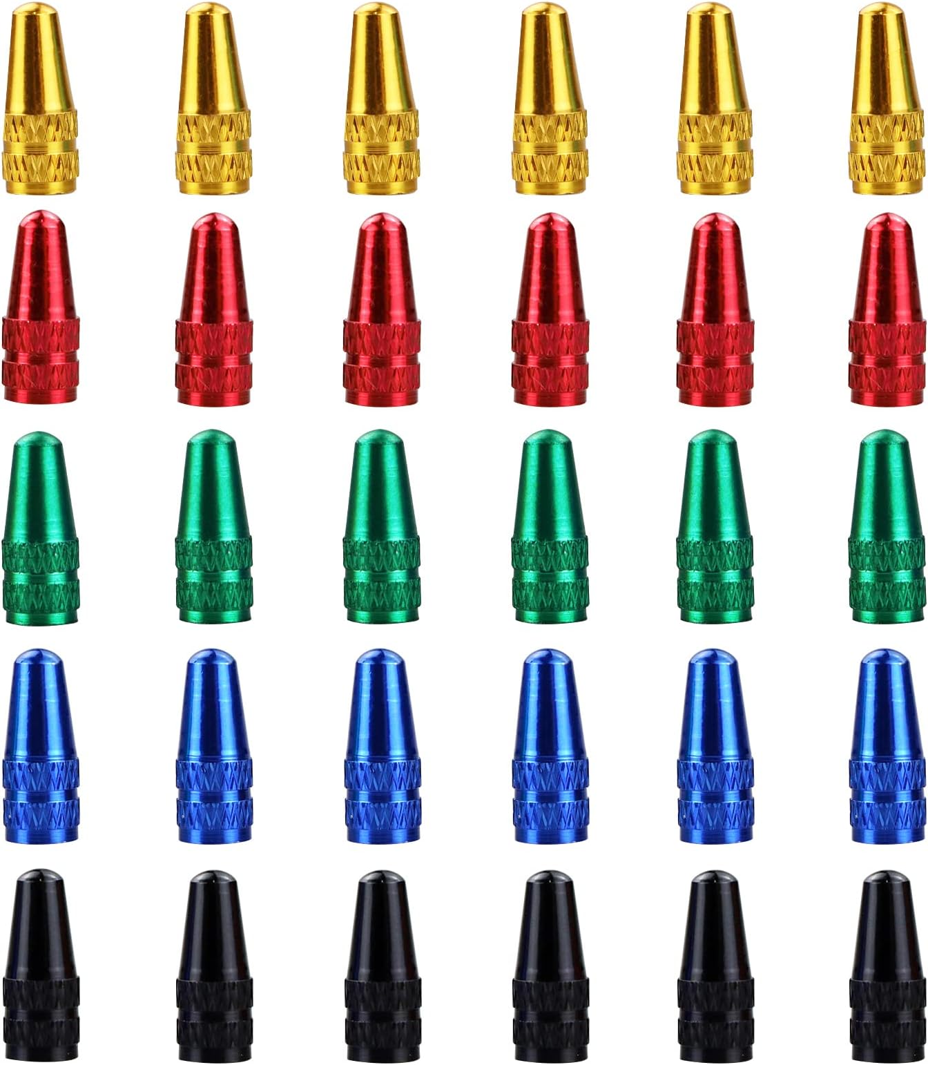 Swpeet 64Pcs 3 Styles Bike Cable End Caps Assortment Kit, Multi Color