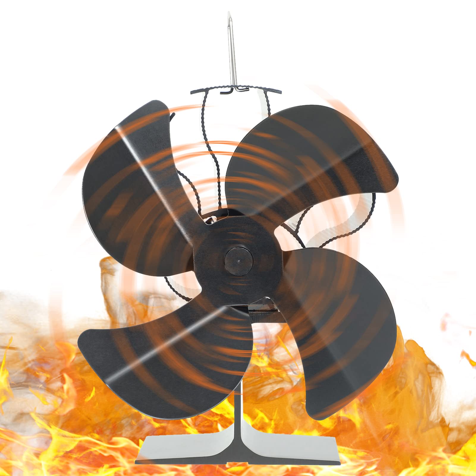 Ventilateur thermique pour cheminee silencieux et ecologique chez soi