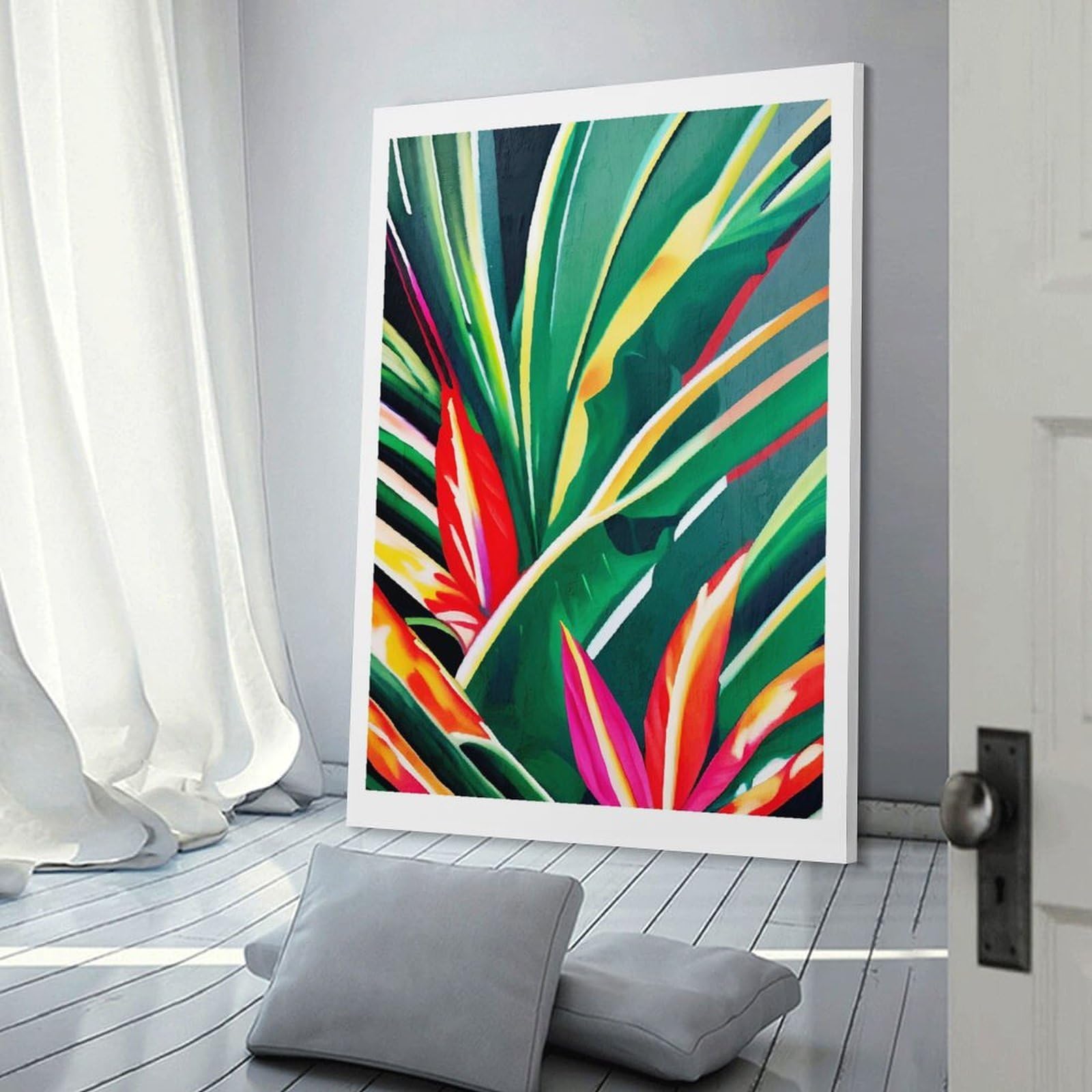 Junmoney Colorful Wildlife Artwork Room Decor Wall Art, 20x30inch(50x75cm), for Bedrooms, Workspaces And Everyday Interiors, An Adaptable Decor Piece for Home Use
