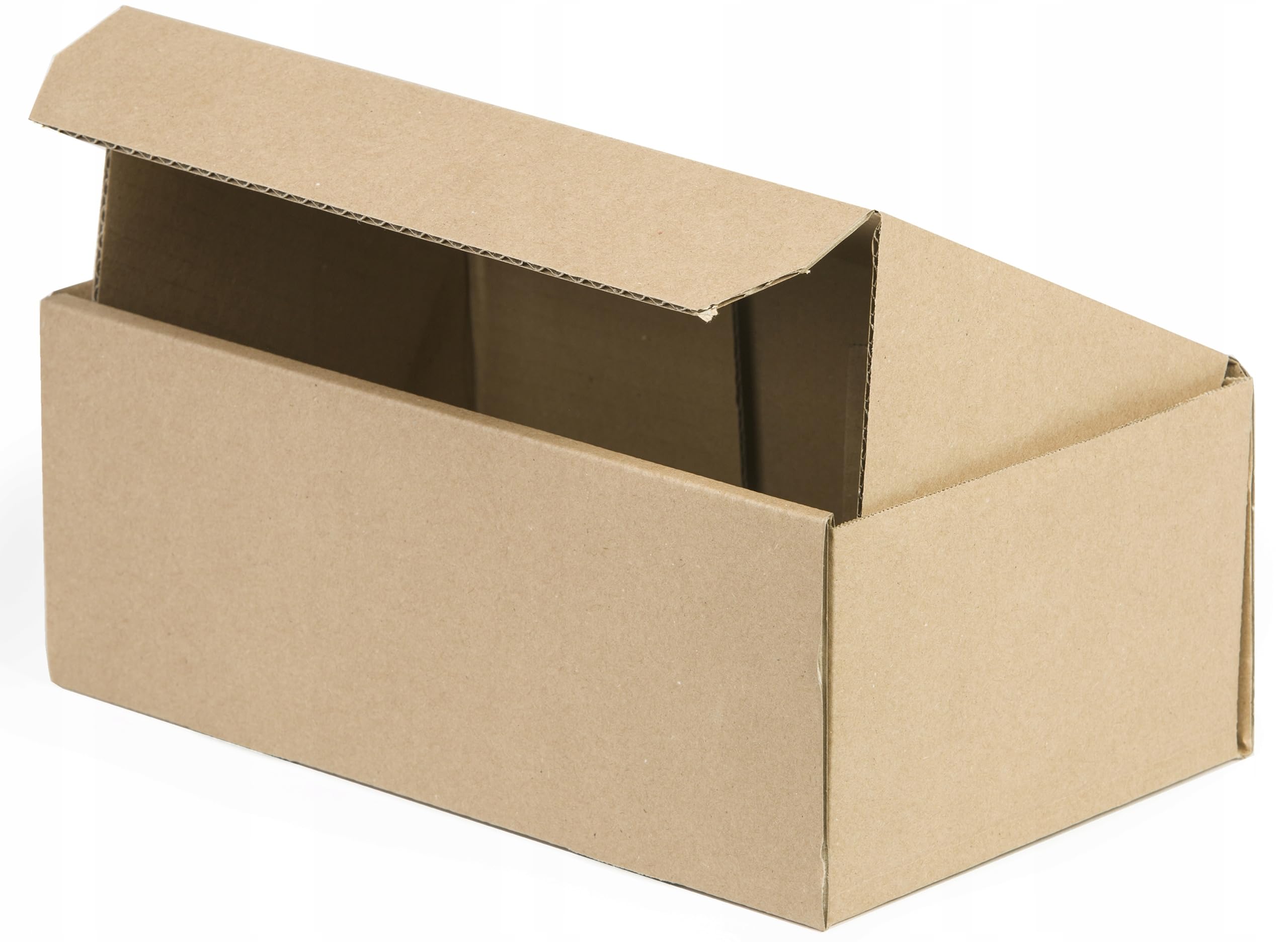 100 Stück Maxibriefkartons 250x200x100 mm Maxibrief Versand Post Faltschachtel 1-Wellig 400g Braun Postkarton Versandschachtel Paket Päckchen Versandkarton warensendung