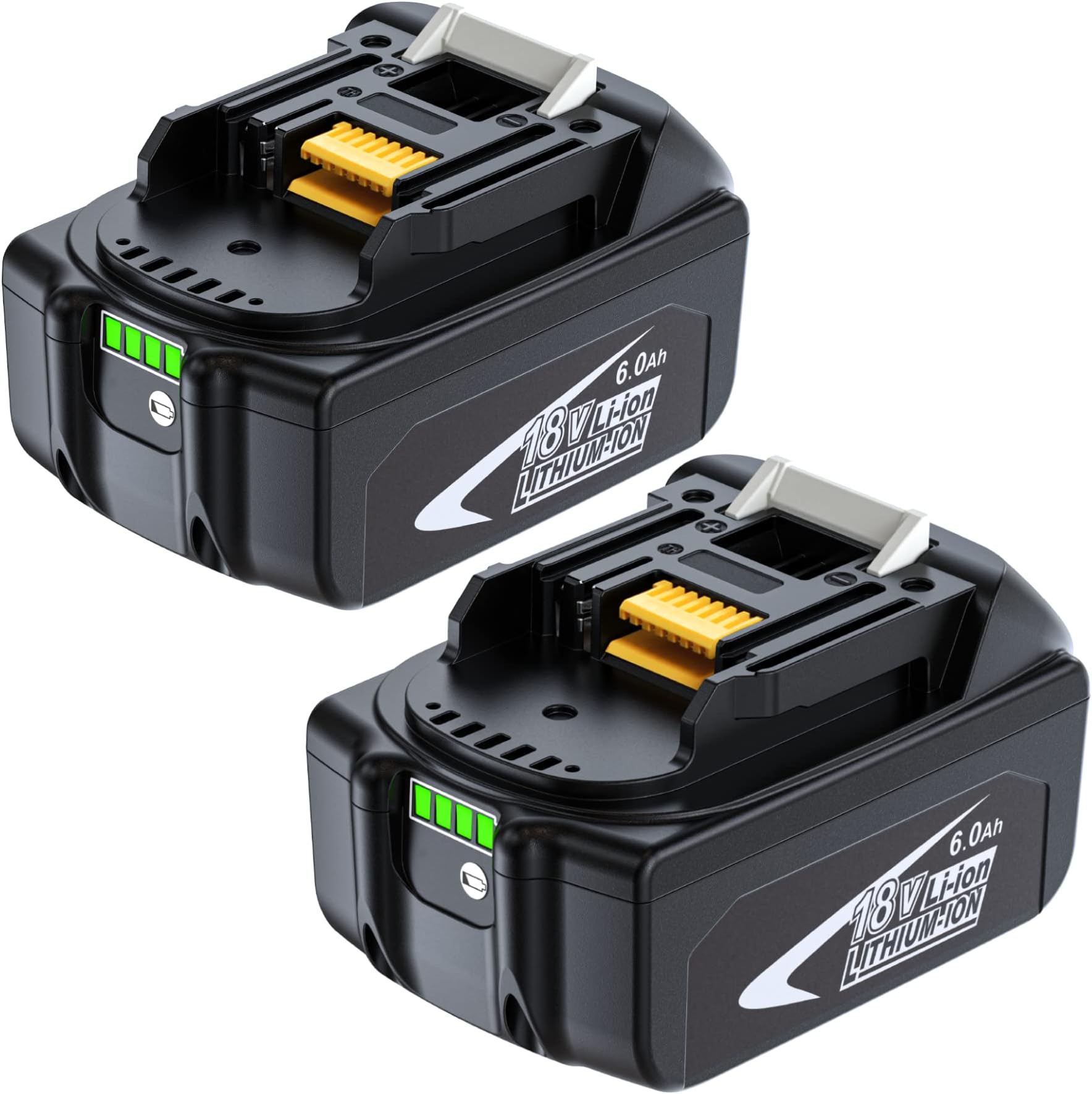 6.0Ah Battery Replace for Makita 18V Battery Compatible with Makita 18 Volt BL1860B BL1850B BL1840B BL1830B BL1815B Batteries