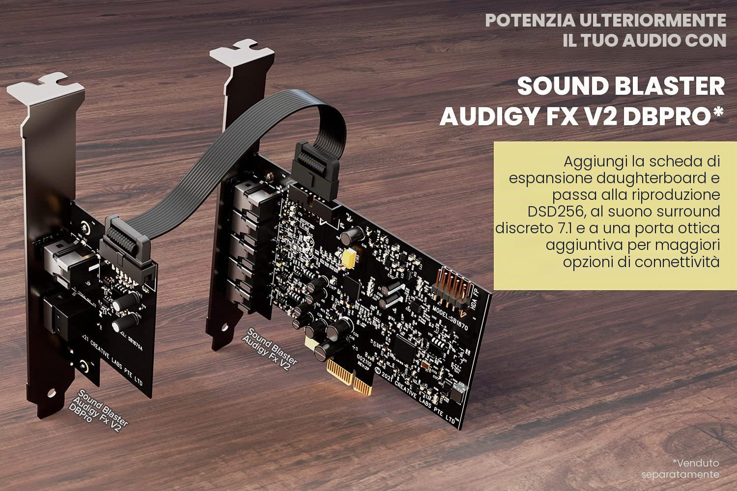 SONIDO CREATIVE SB AUDIGY FX V2 PCI-E 70SB187000000