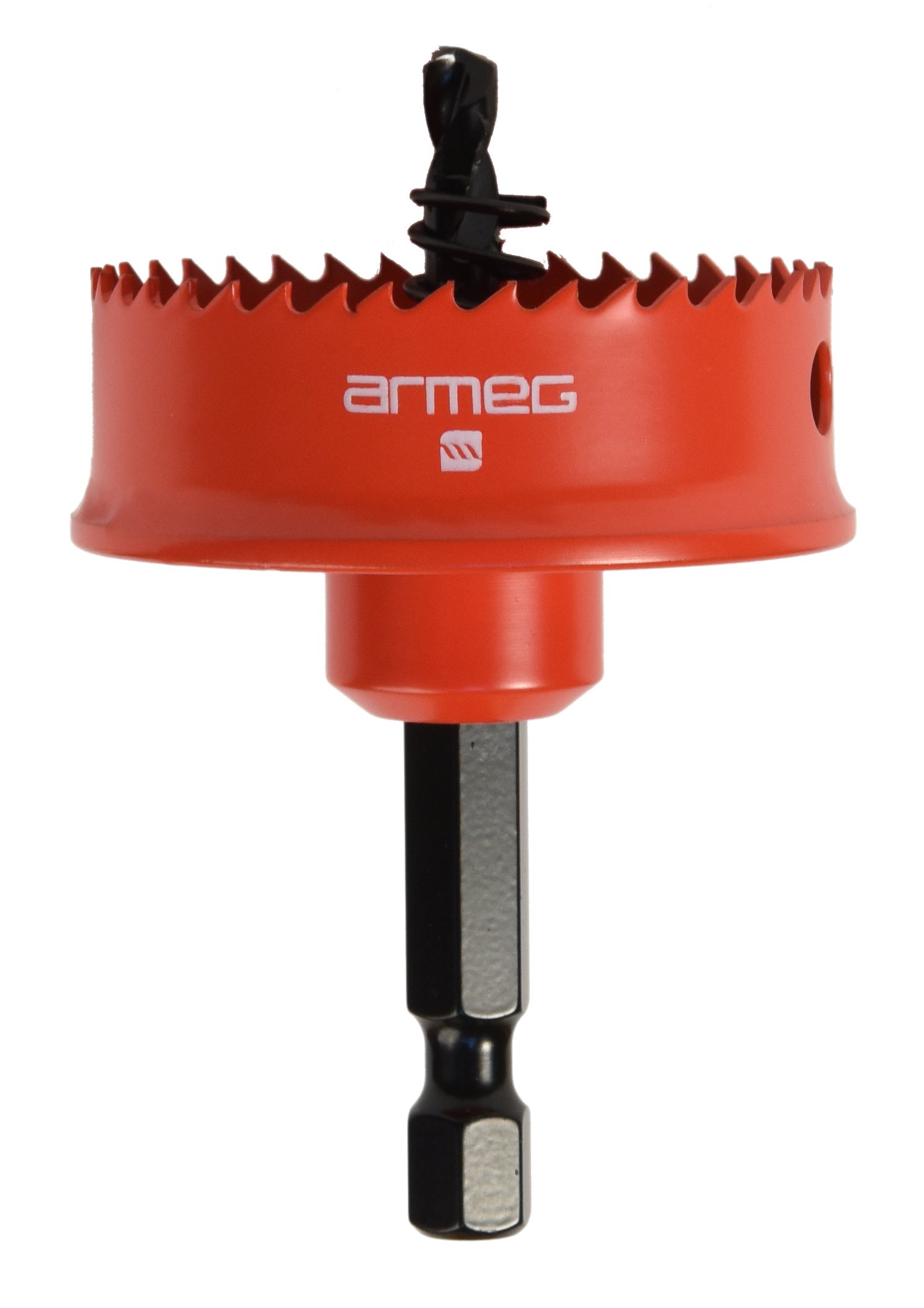 Armeg Red Ssh040 Sheet Steel Hole Saw, 40 Mm