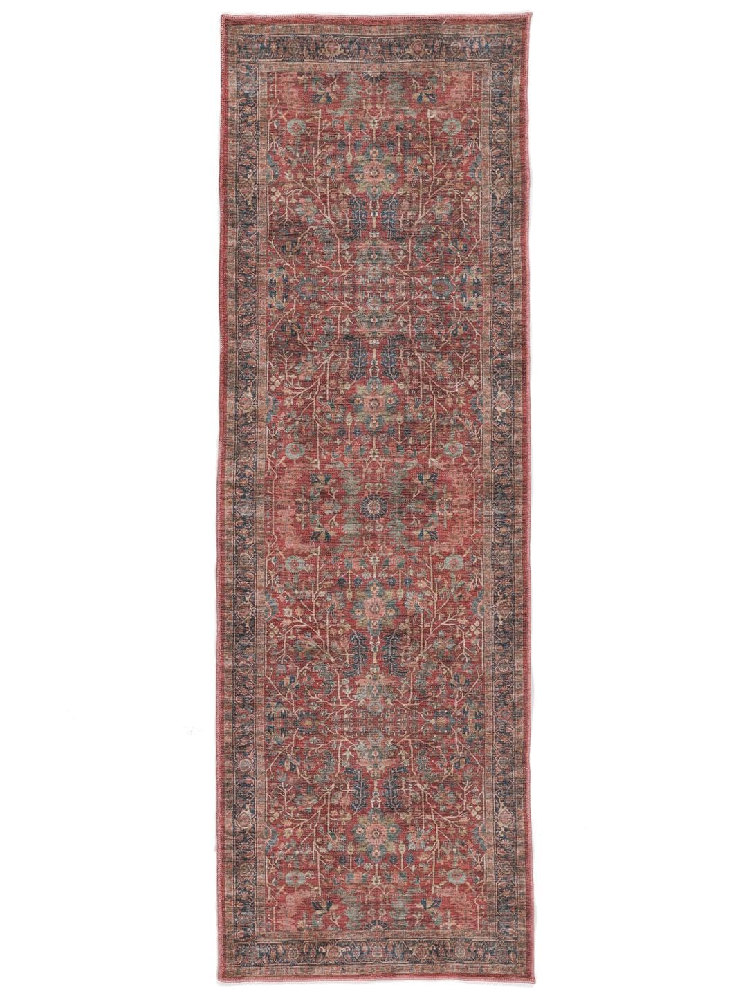 Tapis orientaux RugVista Khalifa de qualité supérieure à poil ras rouge