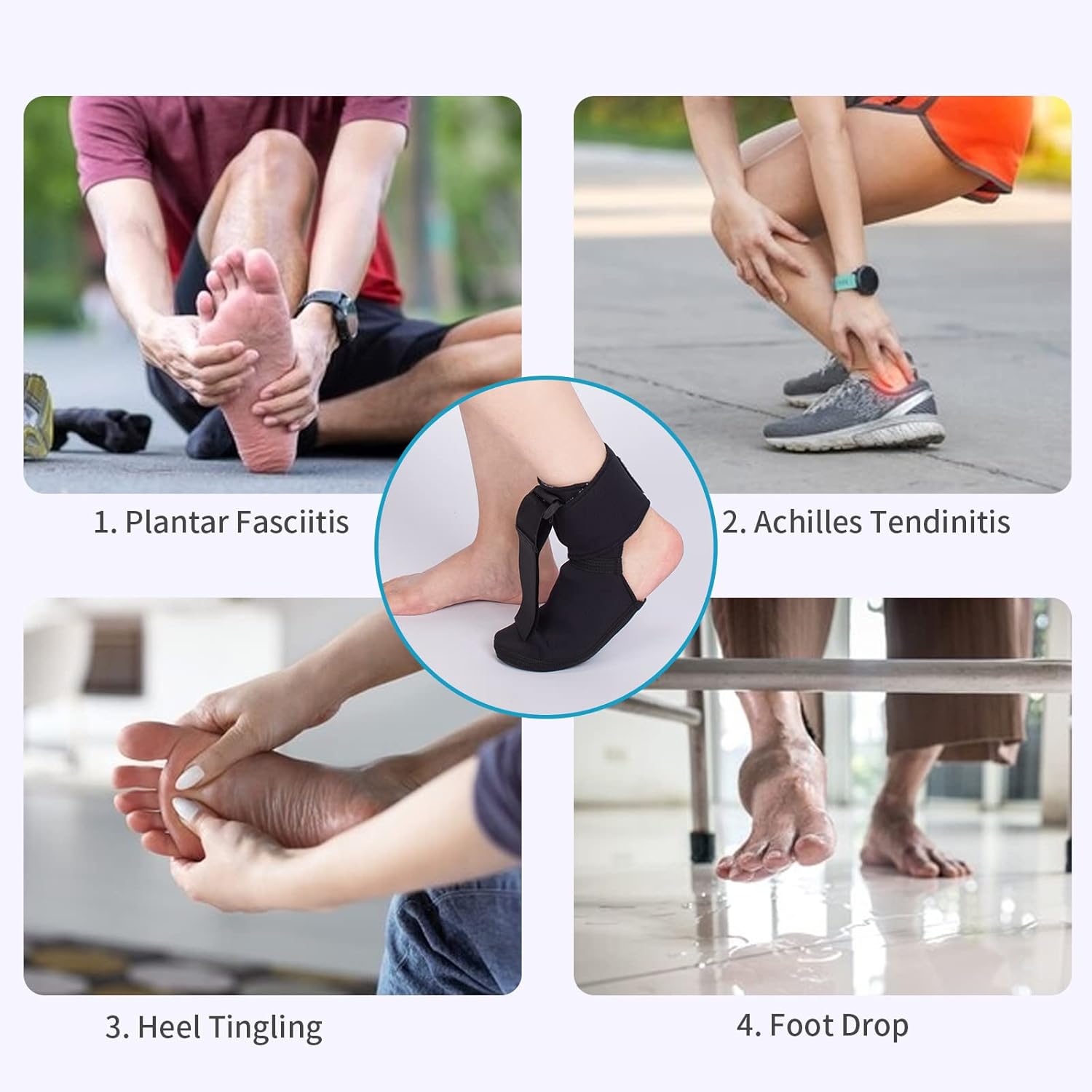 Buy Plantar Fasciitis Night Splint Sock Stretching Boot Splint for