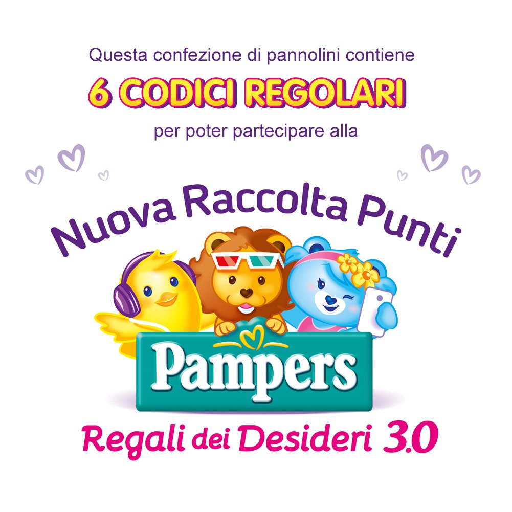 Pampers Sonne und Mond Midi Windeln, Größe 3 (4-9 kg), 120 Windeln