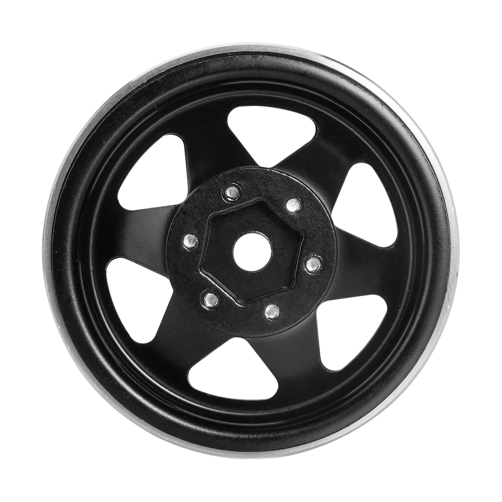 INJORA 1.9 Tires Mud Terrain Wheel Tires for Axial SCX10 UTB18 TRX4 Redcat Gen8 VS4-10 1/10 RC Crawler Car,Black - Image 4