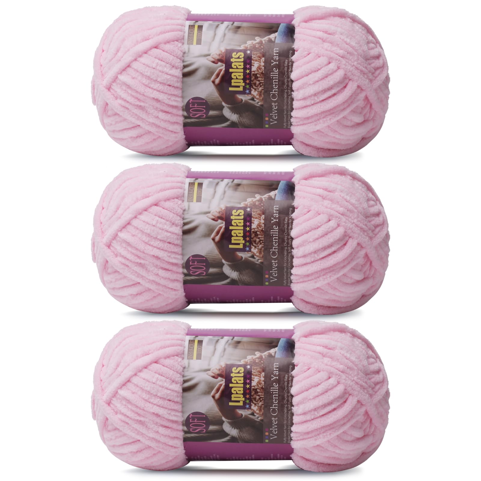 Lpalats Chunky Chenille 3-Pack