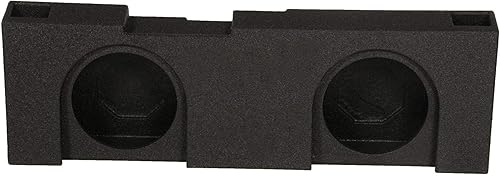 Q Power Caja de subwoofer con puerto de 2 agujeros 2014-2016 GMChevy Crew Cab de 12 pulgadas QBGMC14212