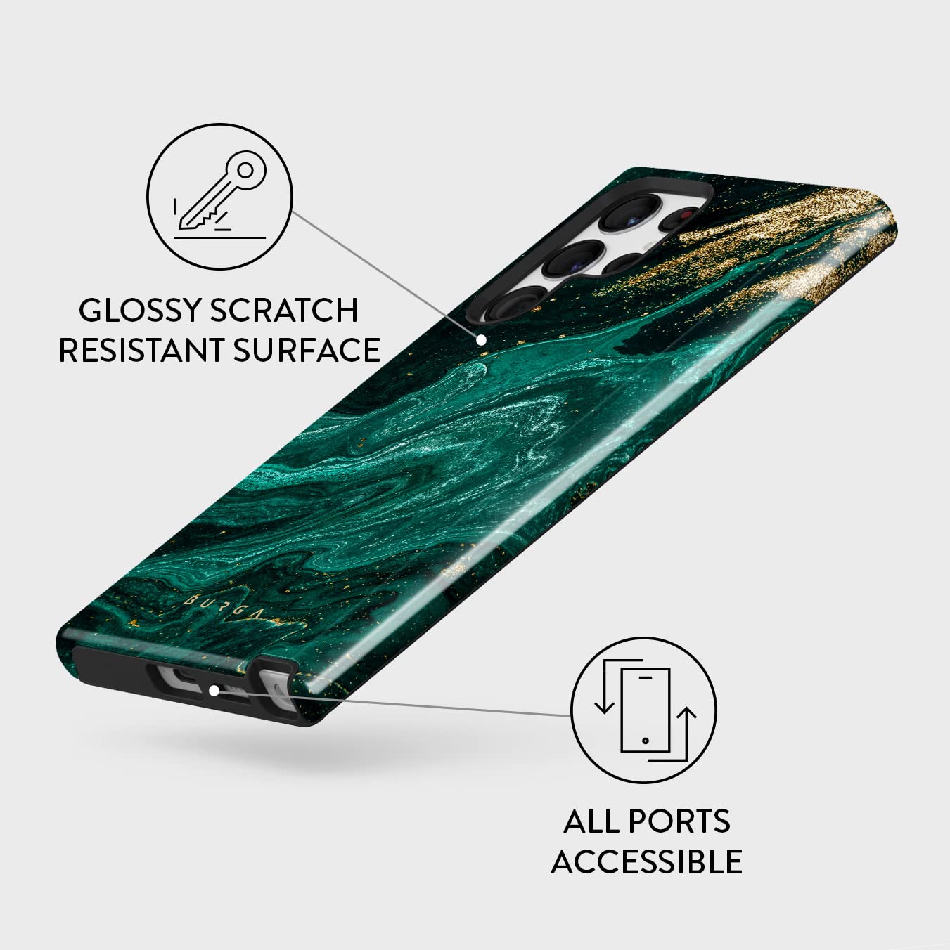 Amazon.com: BURGA: Samsung Galaxy S22 Ultra