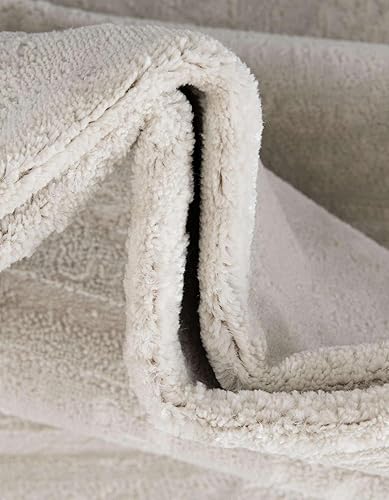 Miniatura 7 de Unique Loom Finsbury Collection - Alfombra de área Charlotte (5 pies 3 pulgadas x 8 pies, ovalada, marfil)