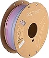 Polymaker - 3D Filament - PLA Gradient - 1.75mm - 1kg - Pastel Rainbow