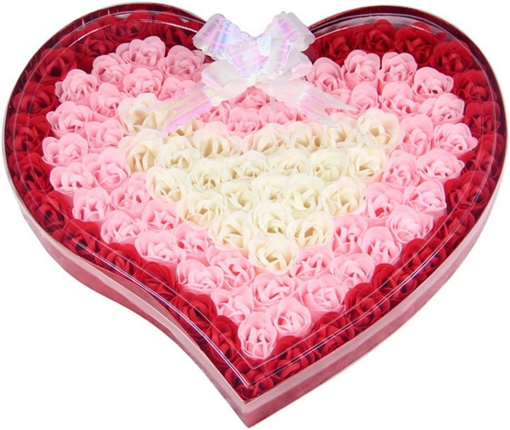 SiYang" 100 Rose Perfumed Soap Gift Box (Red)