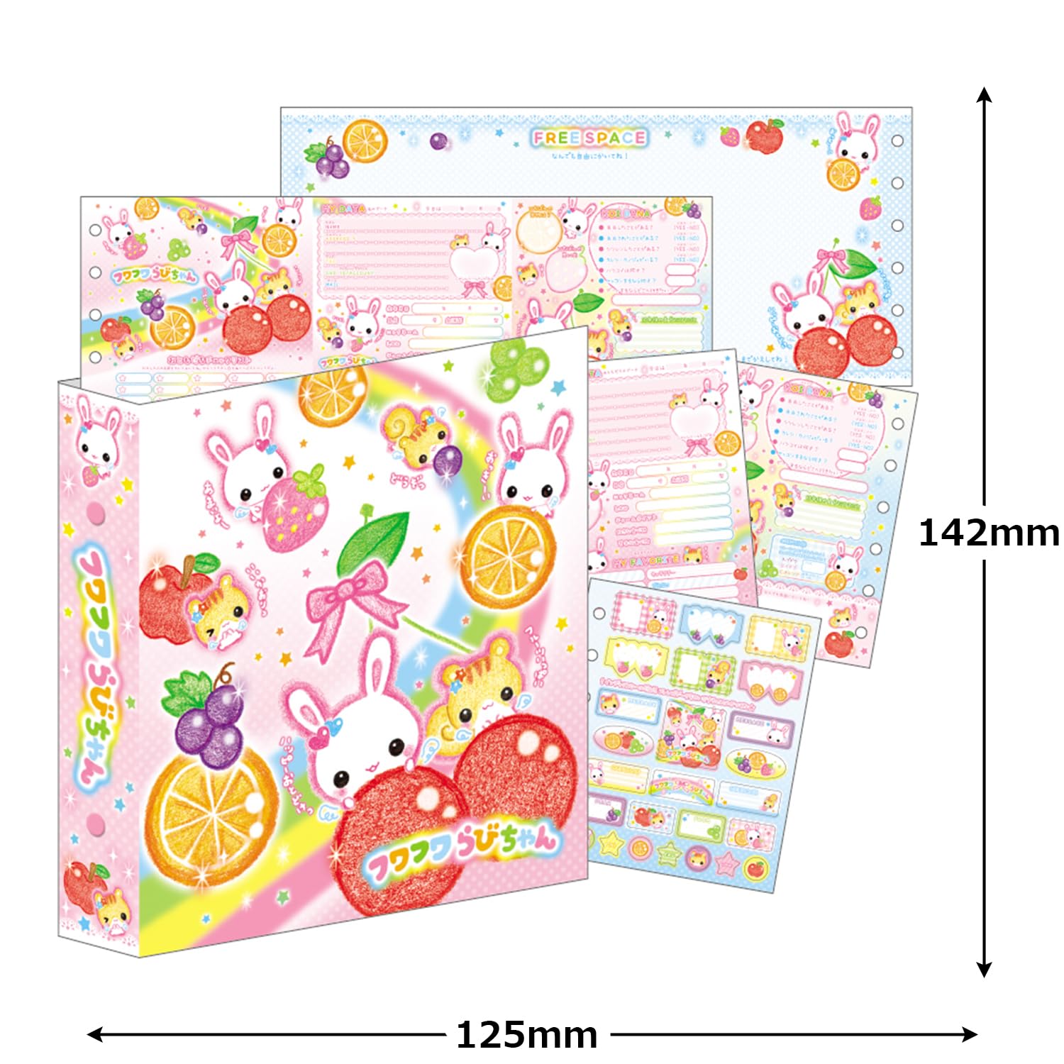 Amazon | クラックス ノート ミニプロフィールブック フワフワラビ