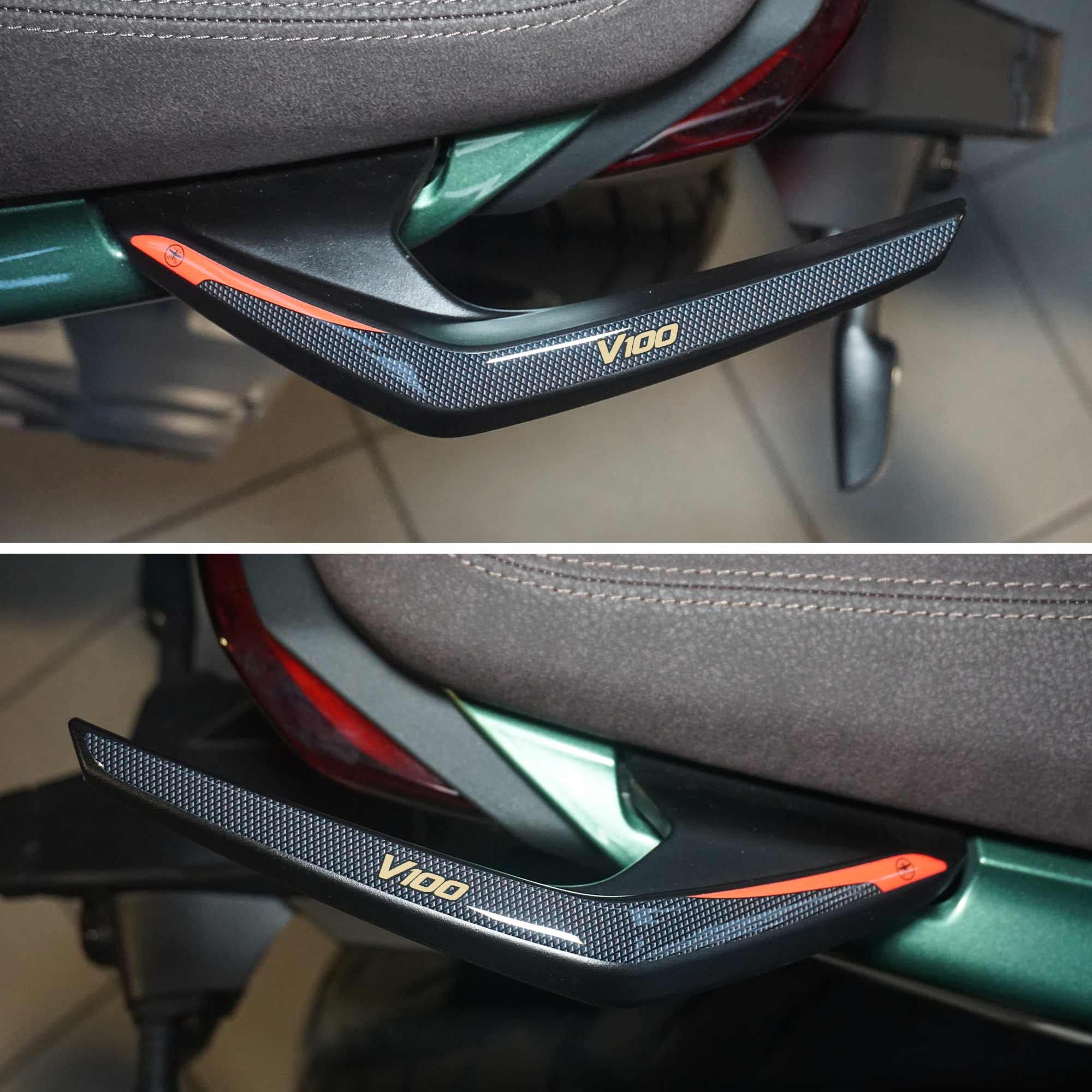 labelbike - Handle Protection Stickers Compatible with Moto Guzzi V100 Mandello 2022-2025