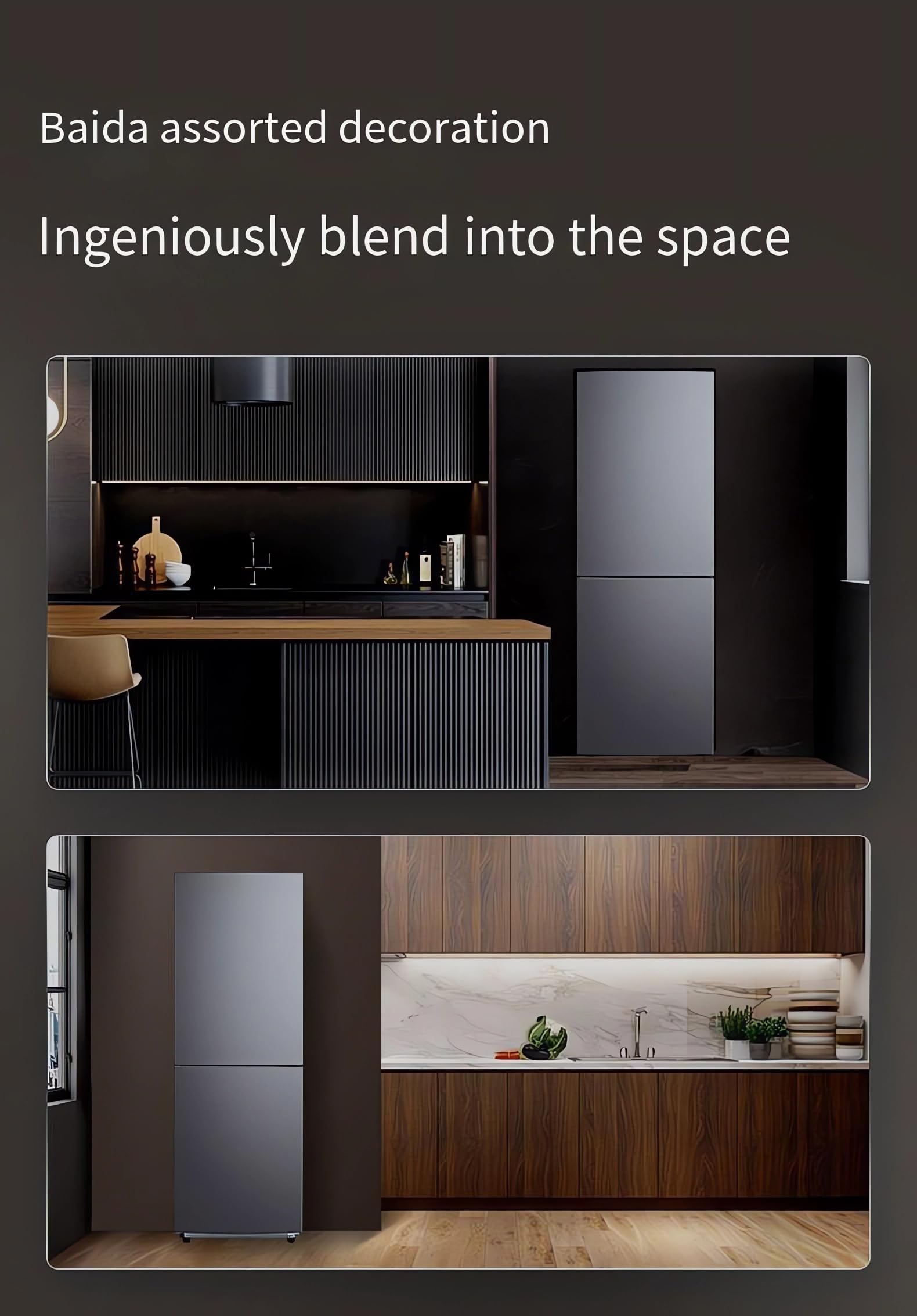 Ecozara Double Door Retro Refrigerator With Freezer 7.5 Cu.Ft Low Noise Versatile Door Storage With Adjustable Remove Shelves Or For Dorm,Living Kitchen Bedroom,Room on Fridge.com - View 5