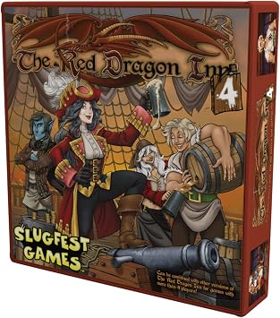 SlugFest Games The Red Dragon Inn 4 - Strategy Card Game | 2-4 Players, Ages 13+, 30-60 Minutes - Standalone Expansion - Compatible with All Other Expansions