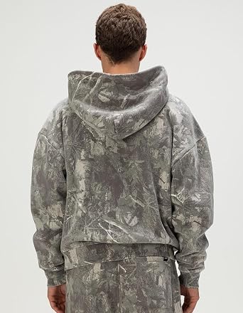 Rsq Mens Oversized Zip-Up Hoodie