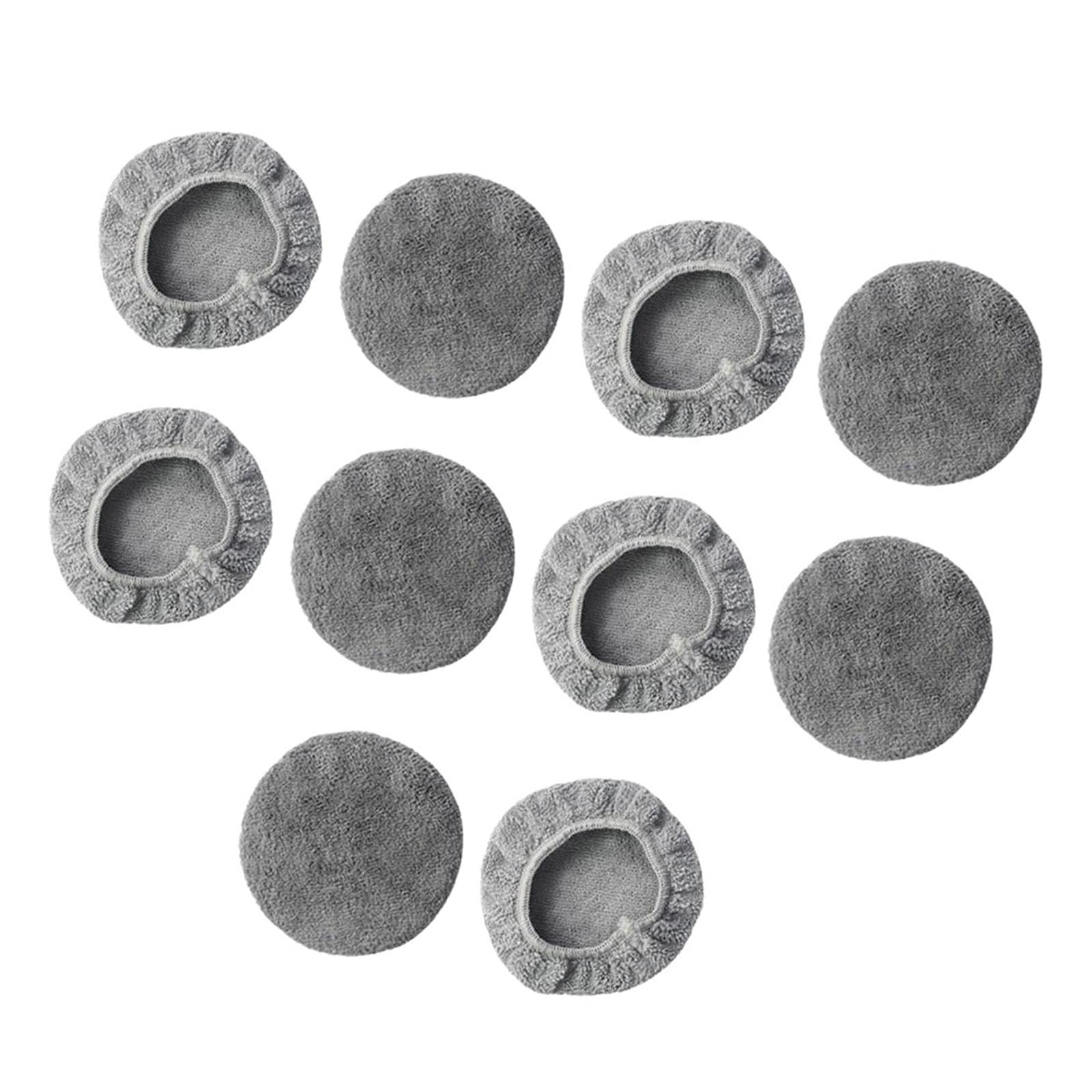 Generic 10Pcs Replacement Pads for Window Cleaning Robot, Microfiber Cloth Glass Cleaner Robot Parts, Round Window Cleaner Pad, Fleece Texture