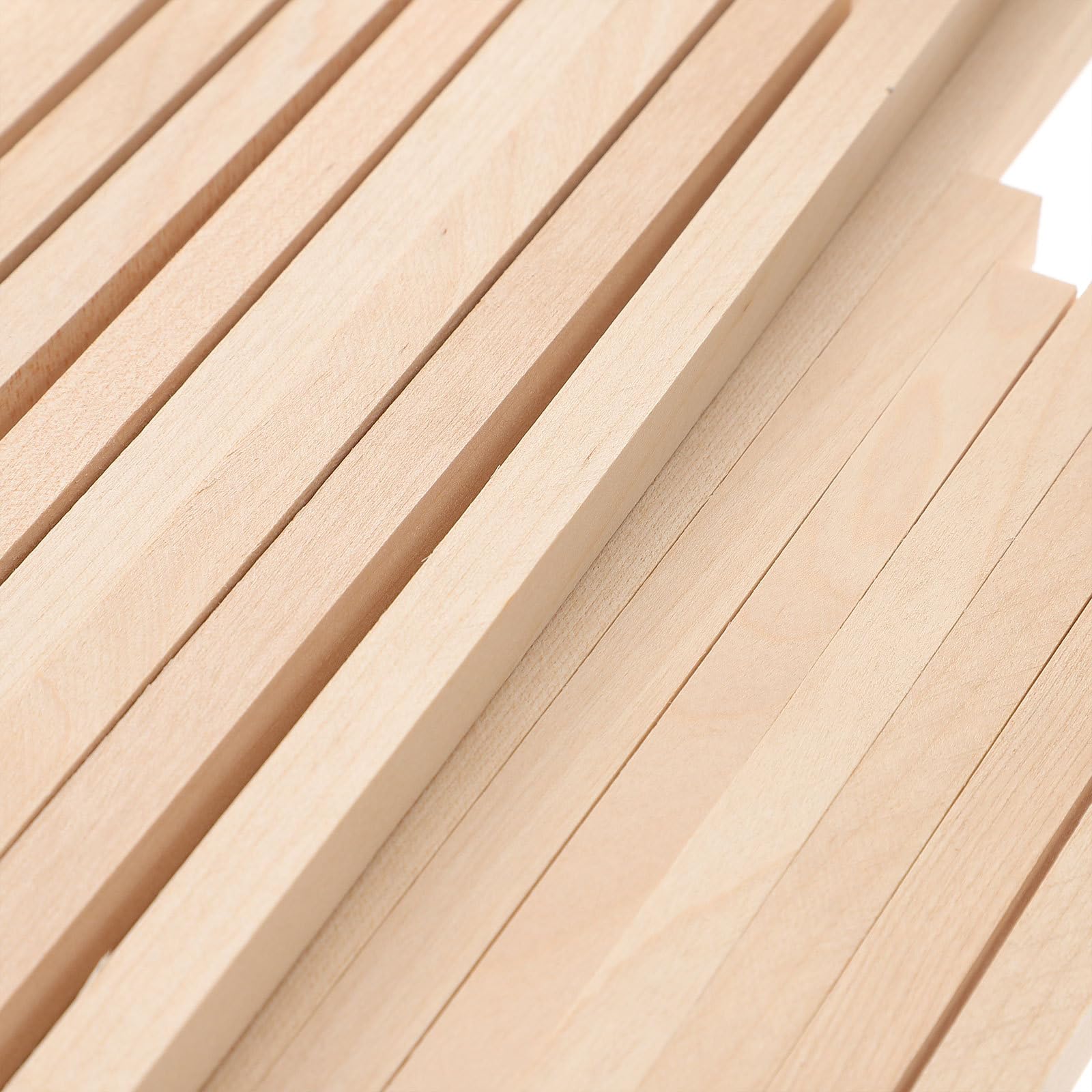 Palitos de Madera Cuadrados Material Natural para Manualidades 30 Piezas Varillas de Madera para Pintar para Bricolaje y Proyectos DIY