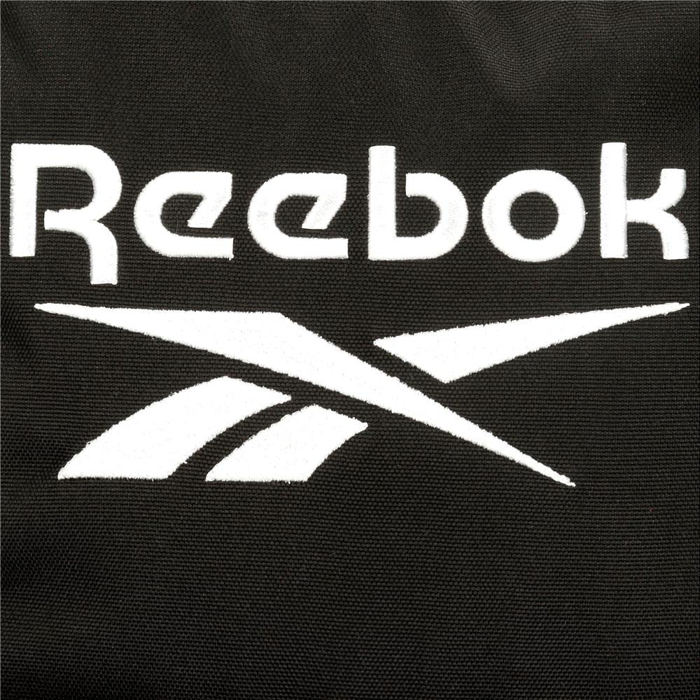 Reebok Boston Sac à Dos Scolaire Double Compartiment Noir 31x44x15 cms Polyester 20,46L