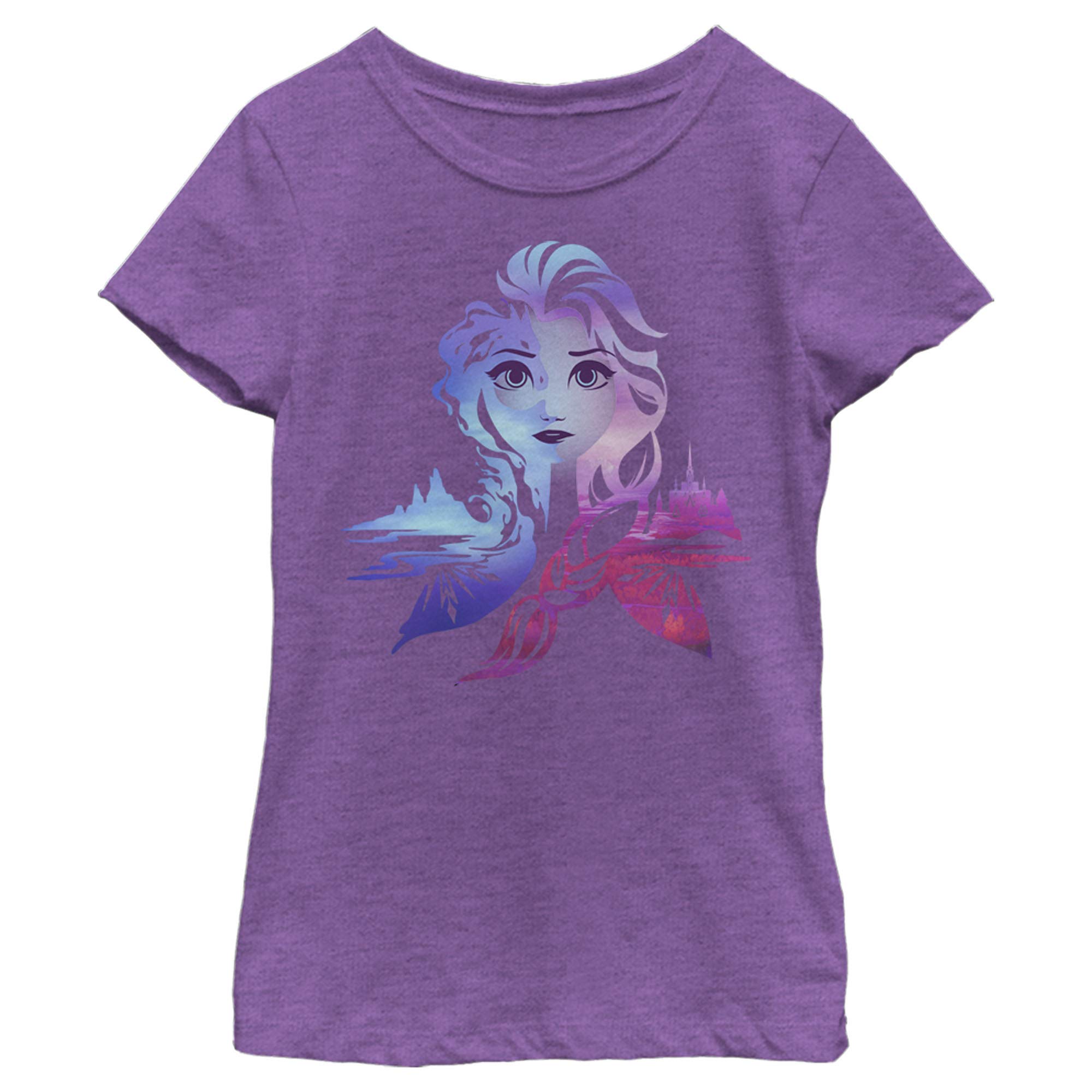 Girl's Frozen 2 Ice Art Princess Elsa T-Shirt