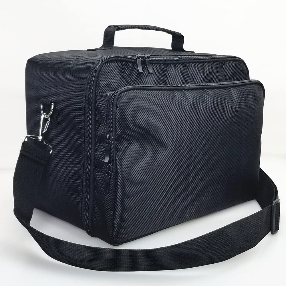 X-box Series X Travel Bag Carry Case Storage for X-box Series X Console Hard Shell Cover Protective Handbag Waterproof Shockproof Case Adjustable Handle Bag for X-box Series X Controllers Headset Bla