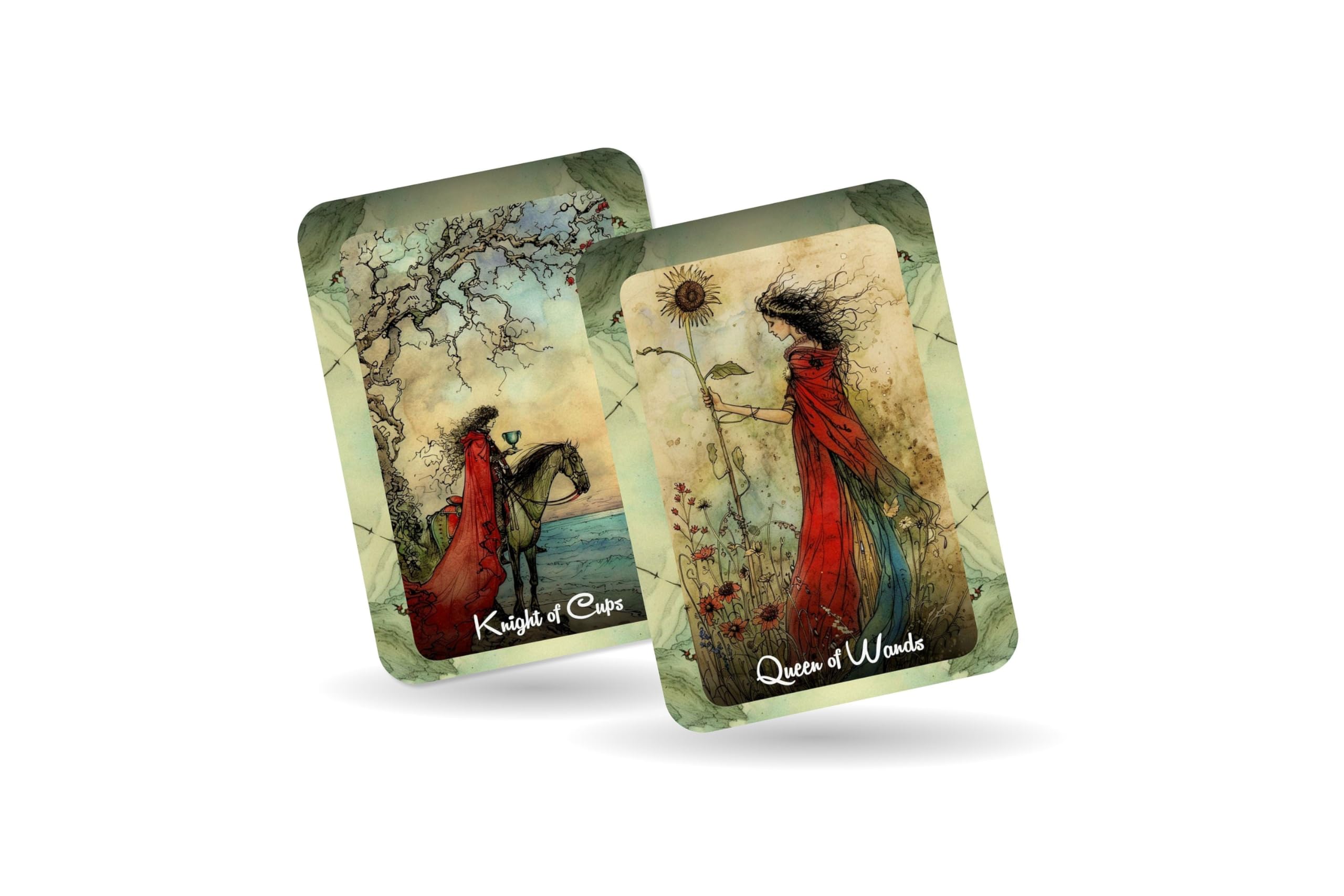 The Red Robe Tarot Deck – 78 cartes traditionnelles pour débutants et experts – Outil de divination mystique avec guide et boîte – Symbolisme unique pour orientation spirituelle