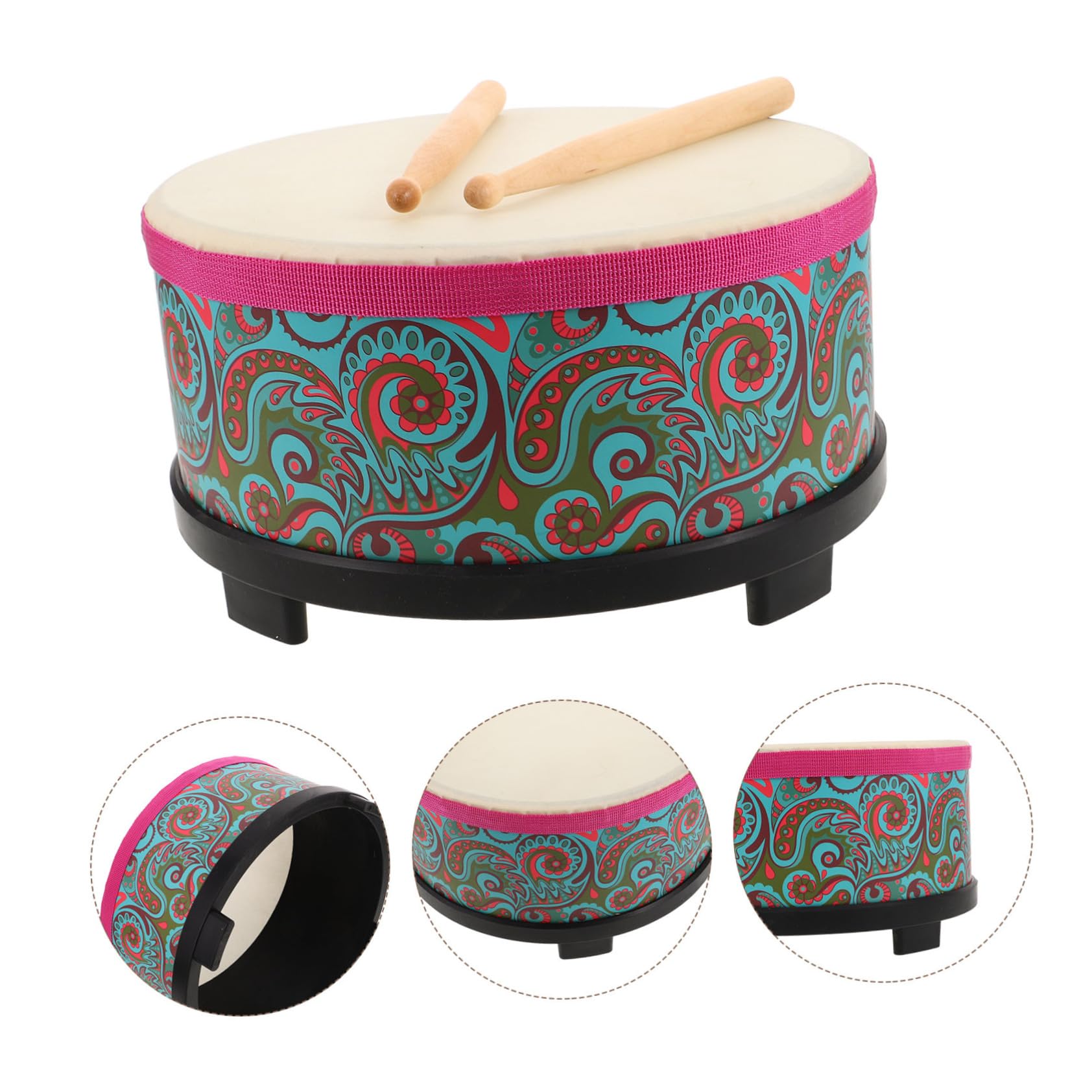 da Pavimento per Strumento Percussione Orff in Sicuro Design Ergonomico per Apprendimento Ritmico Indoor e Outdoor