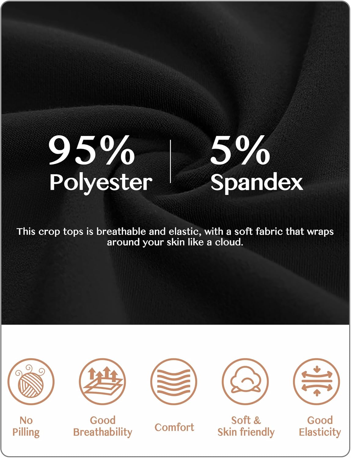 YOGINGO Womens Long Sleeve Shirt Square Neck Basic Slim Fit Tees Fall Y2k Going Out Crop Tops Cute Tight Shirts - Image 7