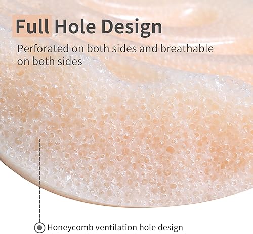 Miniatura 4 de Pecho protésico ligero para mastectomía, brasier de silicona transpirable para mujer, cosplay (1 pieza)