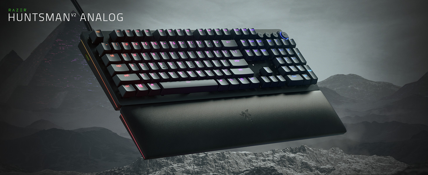 Razer Huntsman V2 (Analog Switch) - Optical Gaming Keyboard with