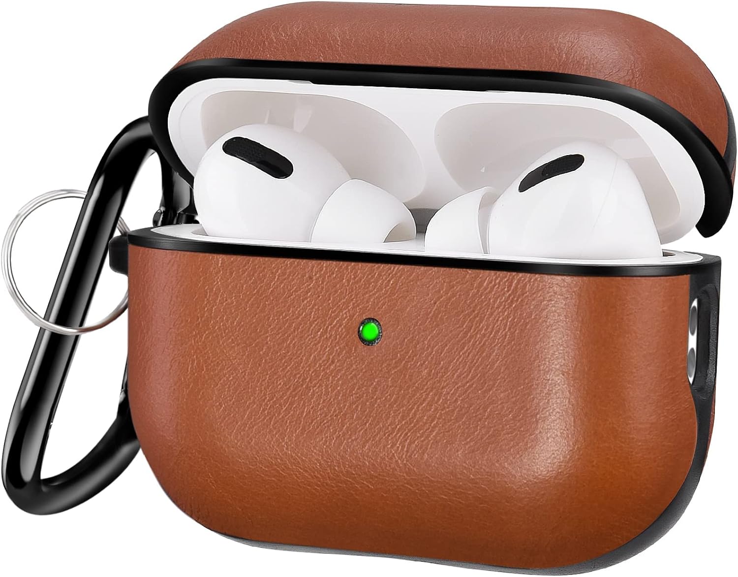 Amazon VMORO Airpods Pro 第2世代ケース 本革ケースカバー [フロントLED可視] iPod Pro 2