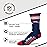 For Bare Feet NFL Youth 4 Stripe Deuce Crew Sock, New England Patriots, One Size