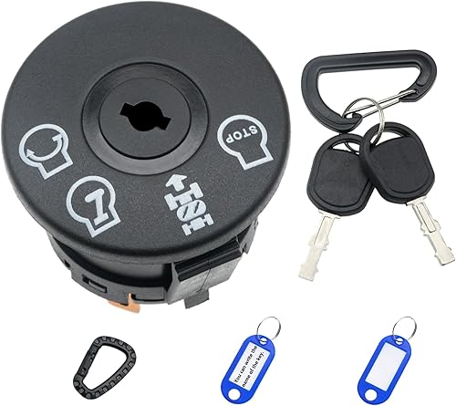 Miniatura 9 de Interruptor de encendido con llave de 4 posiciones 7 terminales compatibles con Husqvarna Craftsman Dixon CubCadet 175566 532175566 163968 925-1741