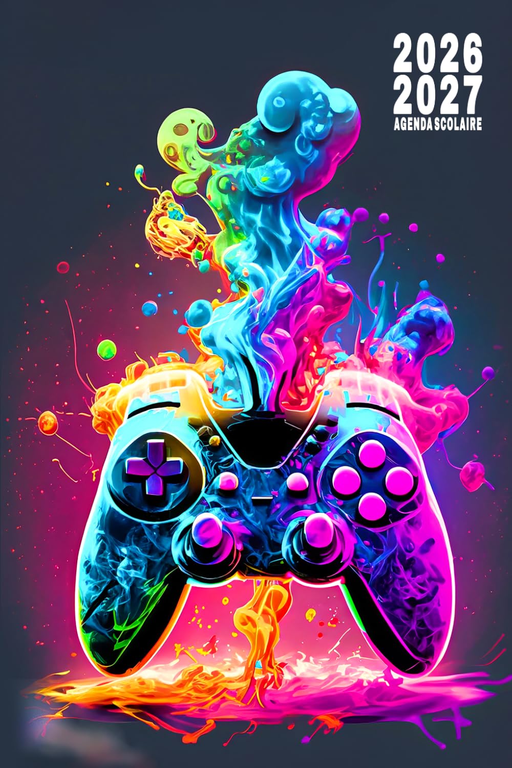 Agenda Scolaire 2026 2027 gamer: Soyez le maître incontesté de votre temps atteignez vos objectifs académiques avec aisance grâce à notre Planificateur Journalier au format A5