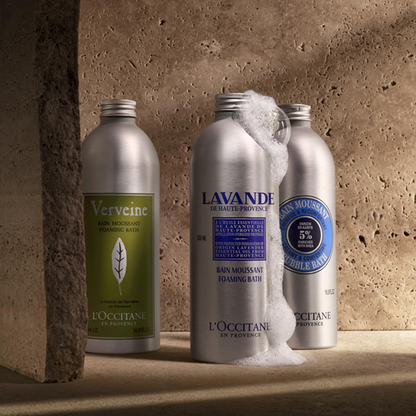 L'OCCITANE - Espuma de baño - Fabricado en Francia