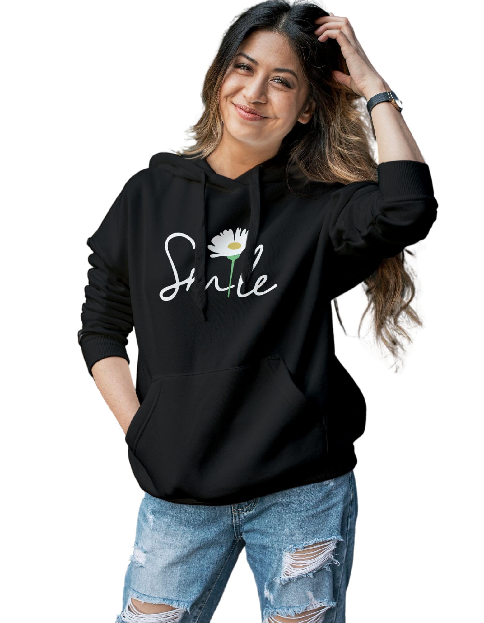 Arispo Women's Printed Hoodies, Sweatshirt, Winter Fleece Sweater Hoodie for Women & Girls-image-44