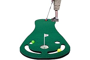 Indoor Golf Practice Mat for Kids and Adults,All in One KOFULL Putting...