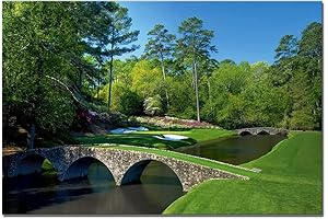 12x16 Inch Green Golf Course Wall Decor Canvas Painting for Home, Gym, Office