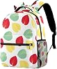 Kids Backpack, Fortune Cookie Pattern School Backpack, Waterproof Rucksack Casual Daypack, Book Bag Laptop Bag for Men Women